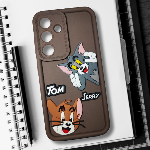 Samsung S25 Cartoon Character Soft Rubber Back Cover – Flexible Silicone Case for Fun & Protection