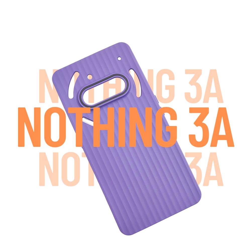 Nothing Phone 3a Soft Back Cover | Line Pattern Design Case | Stylish Flexible & Protective Cover