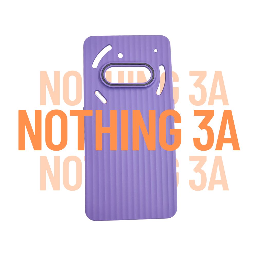 Nothing Phone 3a Soft Back Cover | Line Pattern Design Case | Stylish Flexible & Protective Cover