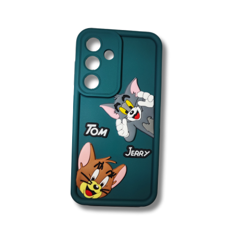 Samsung S25 Cartoon Character Soft Rubber Back Cover – Flexible Silicone Case for Fun & Protection