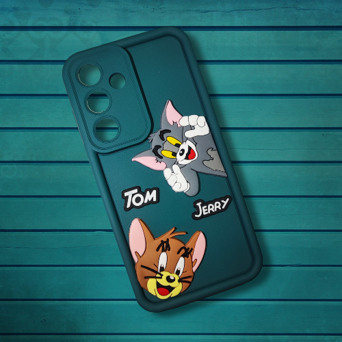 Samsung S25 Cartoon Character Soft Rubber Back Cover – Flexible Silicone Case for Fun & Protection