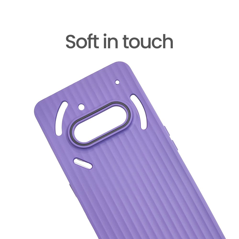 Nothing Phone 3a Soft Back Cover | Line Pattern Design Case | Stylish Flexible & Protective Cover