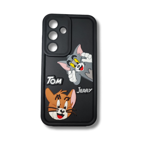 Samsung S25 Cartoon Character Soft Rubber Back Cover – Flexible Silicone Case for Fun & Protection