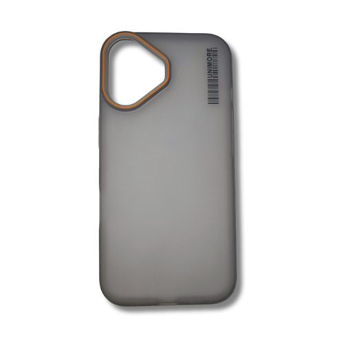 Apple Phone 16 Hard Cover | Matte Borders | Slim & Tough