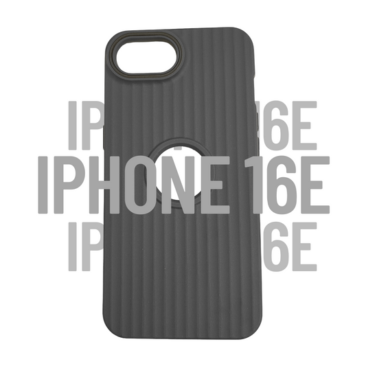 Apple iPhone 16e Matte Black Border | Shockproof & Stylish | Slim & Tough - Black