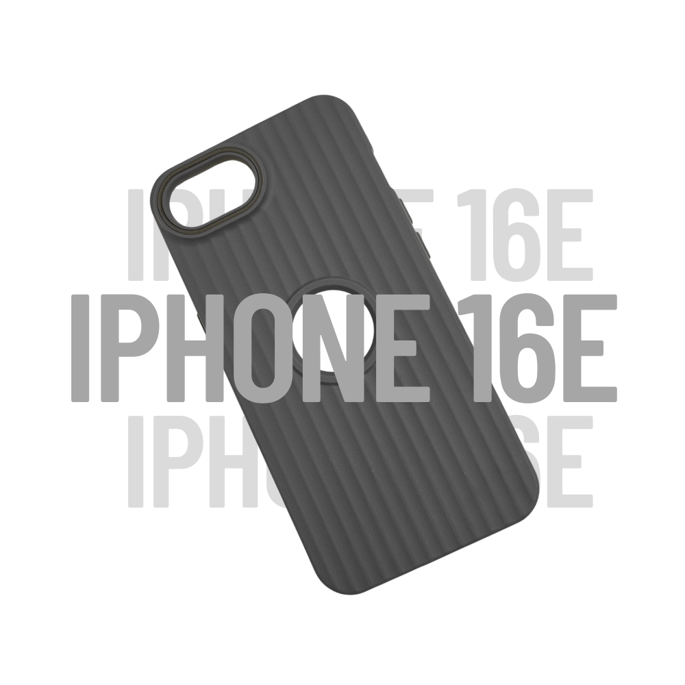 Apple iPhone 16e Matte Black Border | Shockproof & Stylish | Slim & Tough - Black