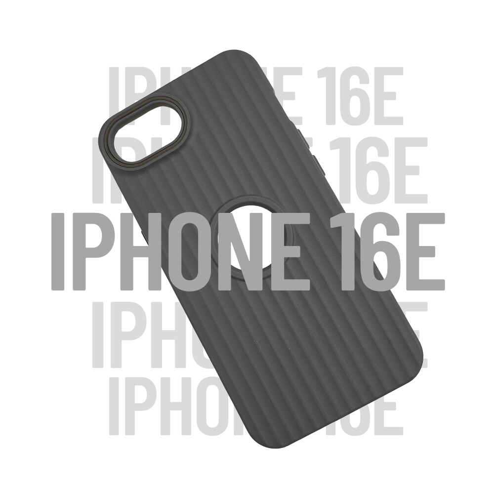 Apple iPhone 16e Matte Black Border | Shockproof & Stylish | Slim & Tough - Black