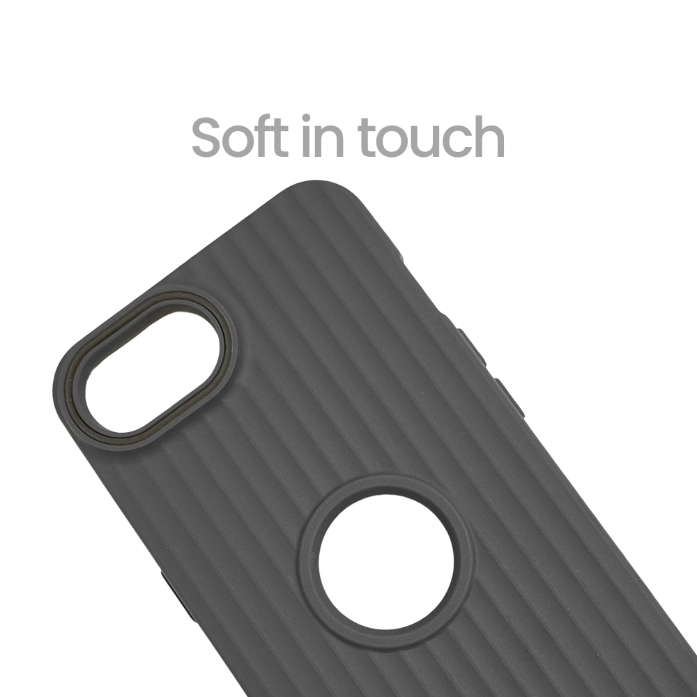 Apple iPhone 16e Matte Black Border | Shockproof & Stylish | Slim & Tough - Black