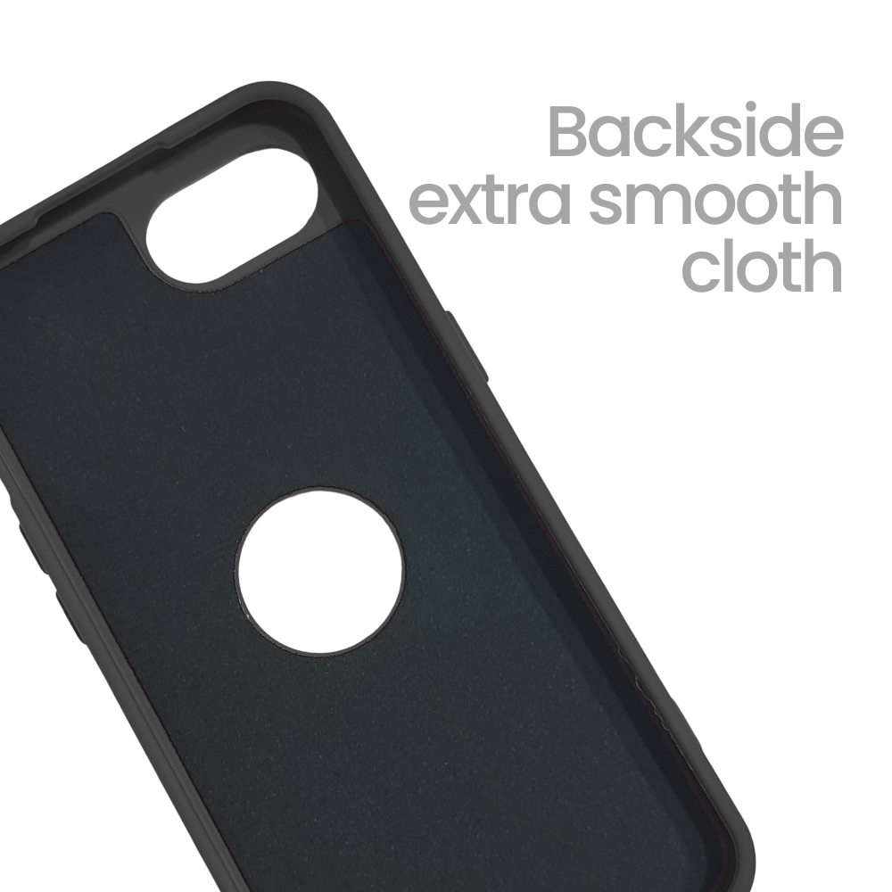 Apple iPhone 16e Matte Black Border | Shockproof & Stylish | Slim & Tough - Black