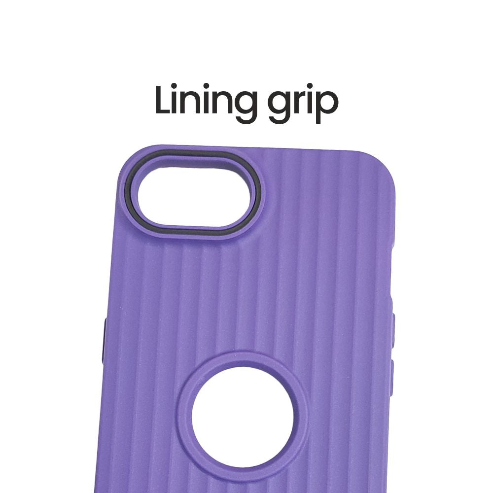 Apple iPhone 16e Hard Cover | Matte Borders | Slim & Tough - Purple