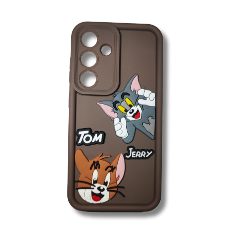 Samsung S25 Cartoon Character Soft Rubber Back Cover – Flexible Silicone Case for Fun & Protection