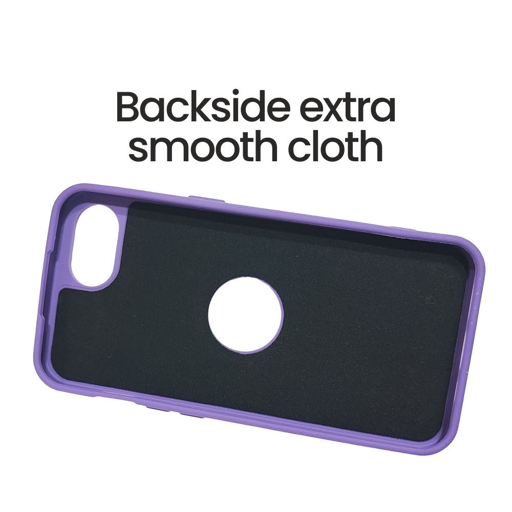 Apple iPhone 16e Hard Cover | Matte Borders | Slim & Tough - Purple
