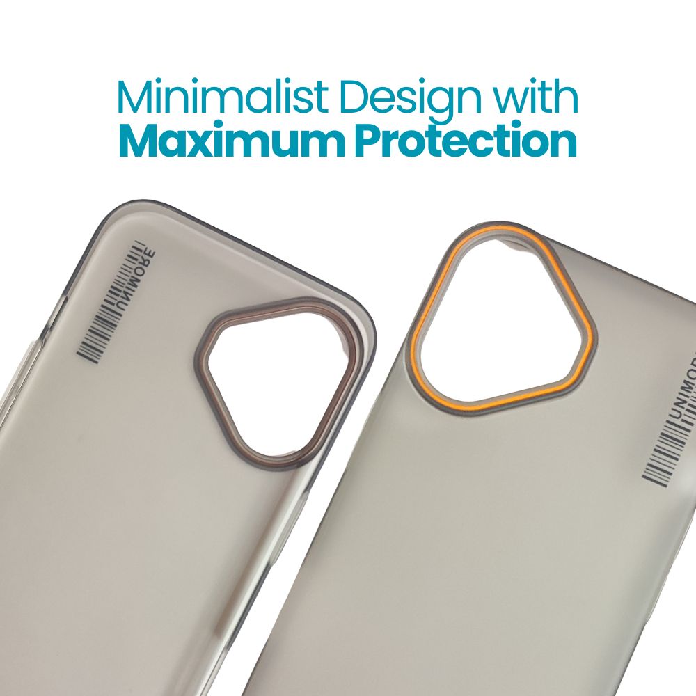 Apple Phone 16 Hard Cover | Matte Borders | Slim & Tough