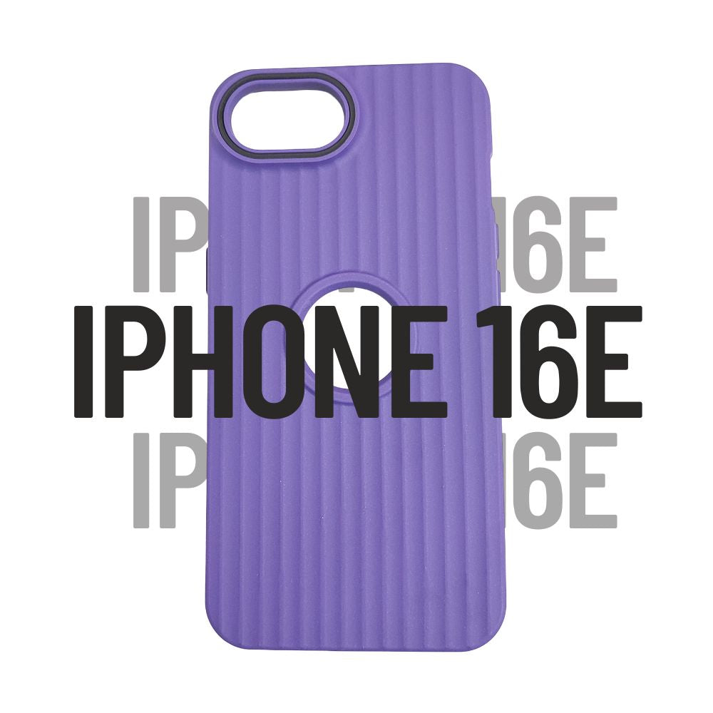 Apple iPhone 16e Hard Cover | Matte Borders | Slim & Tough - Purple