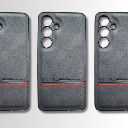 Samsung S24 Leather Back Cover – Slim Fit, Lightweight Hard Case with Premium Grip