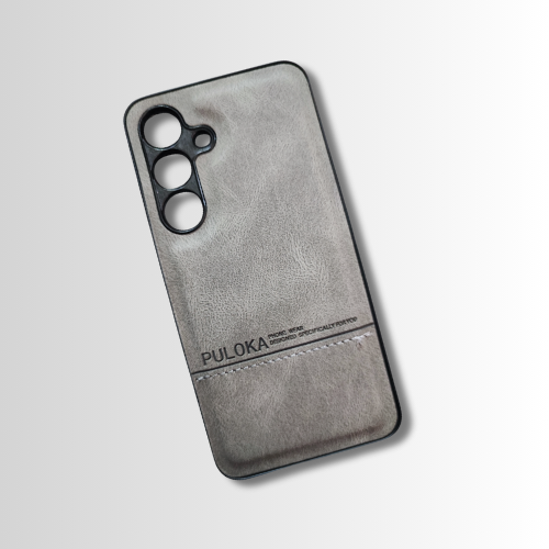 Samsung S25 Leather Back Cover – Slim Fit Hard Case with Lightweight Design & Excellent Grip