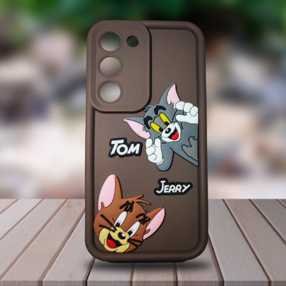 Samsung Galaxy S23 Cartoon Character Back Cover | Soft Rubber Shockproof Case | Stylish & Flexible Fit