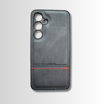 Samsung S25 Leather Back Cover – Slim Fit Hard Case with Lightweight Design & Excellent Grip