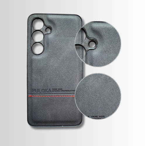 Samsung S25 Leather Back Cover – Slim Fit Hard Case with Lightweight Design & Excellent Grip