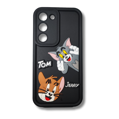 Samsung Galaxy S23 Cartoon Character Back Cover | Soft Rubber Shockproof Case | Stylish & Flexible Fit