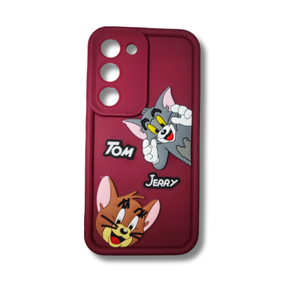 Samsung Galaxy S23 Cartoon Character Back Cover | Soft Rubber Shockproof Case | Stylish & Flexible Fit