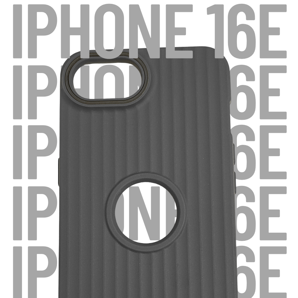 Apple iPhone 16e Matte Black Border | Shockproof & Stylish | Slim & Tough - Black