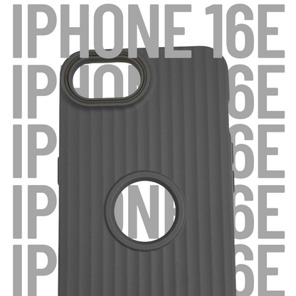 Apple iPhone 16e Matte Black Border | Shockproof & Stylish | Slim & Tough - Black