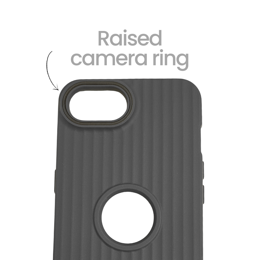 Apple iPhone 16e Matte Black Border | Shockproof & Stylish | Slim & Tough - Black