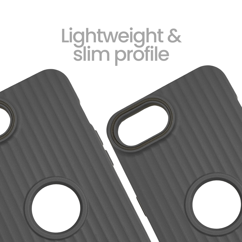 Apple iPhone 16e Matte Black Border | Shockproof & Stylish | Slim & Tough - Black