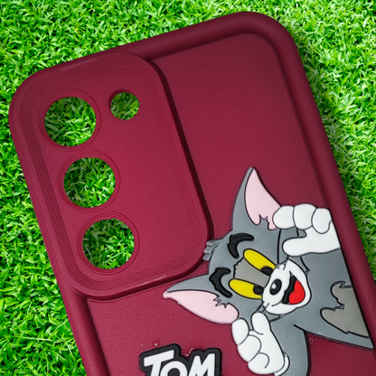 Samsung Galaxy S23 Cartoon Character Back Cover | Soft Rubber Shockproof Case | Stylish & Flexible Fit