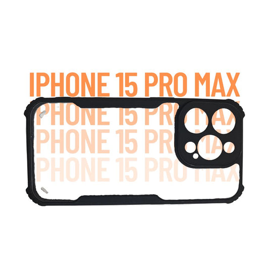 Apple iPhone 15 Pro Max Hard Case | Matte Finish Shockproof Back Cover | Slim Anti-Scratch Protective Shell