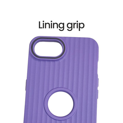 Apple iPhone 16e Hard Cover | Matte Borders | Slim & Tough - Purple