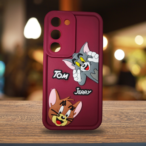 Samsung Galaxy S23 Cartoon Character Back Cover | Soft Rubber Shockproof Case | Stylish & Flexible Fit