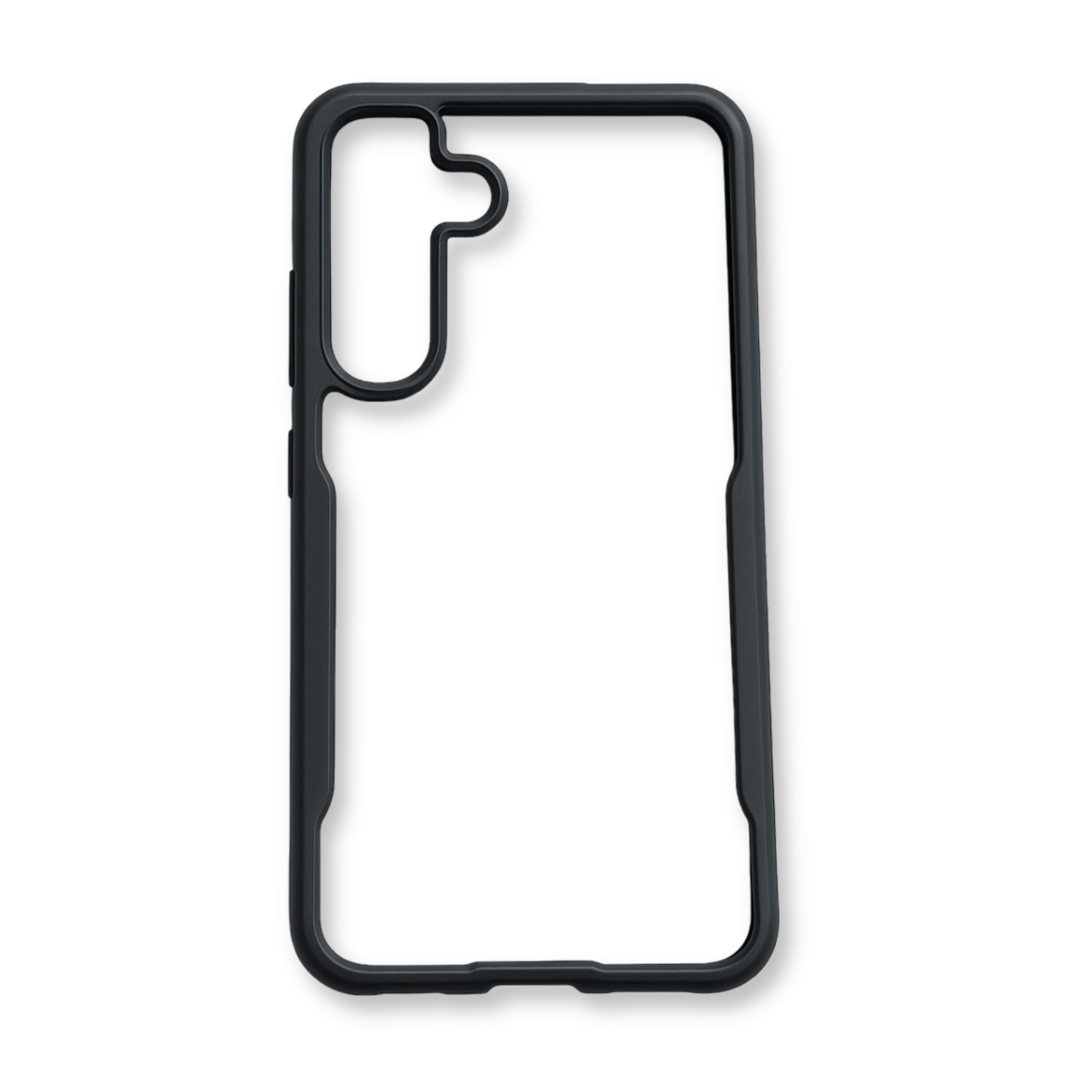 Samsung S25 Crystal Clear Hard Case with Black Frame – Anti-Scratch & Drop Resistant Back Cover