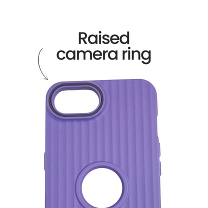Apple iPhone 16e Hard Cover | Matte Borders | Slim & Tough - Purple
