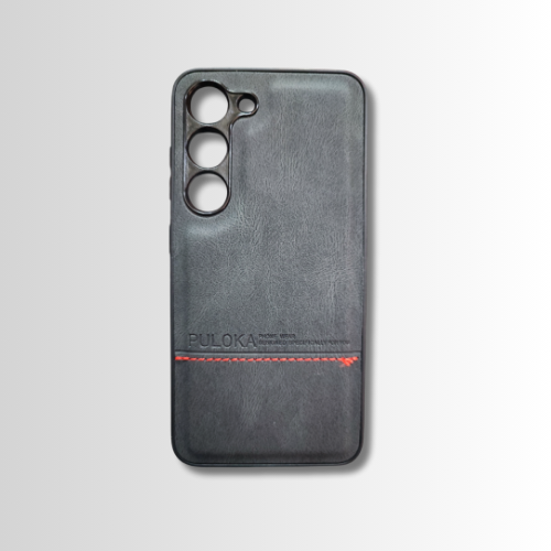Samsung S23 Leather Back Cover – Slim Fit Hard Case with Lightweight Grip Design