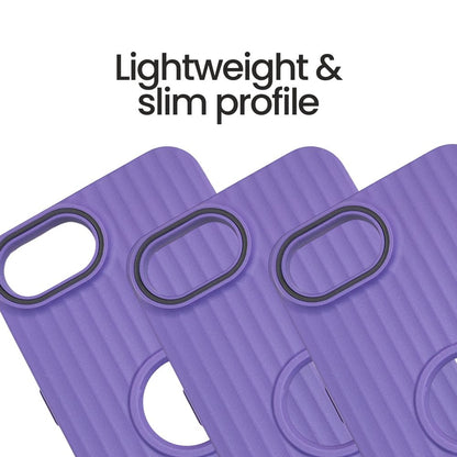 Apple iPhone 16e Hard Cover | Matte Borders | Slim & Tough - Purple