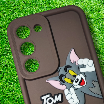 Samsung Galaxy S23 Cartoon Character Back Cover | Soft Rubber Shockproof Case | Stylish & Flexible Fit